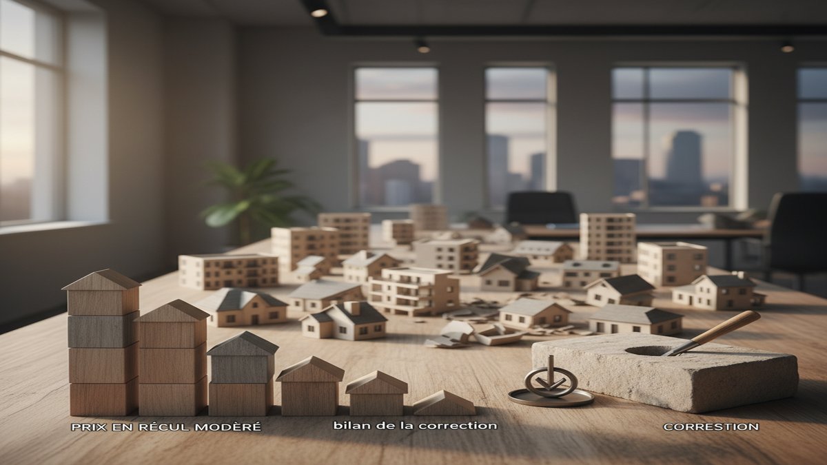 Le bilan de la correction : des prix en recul modéré