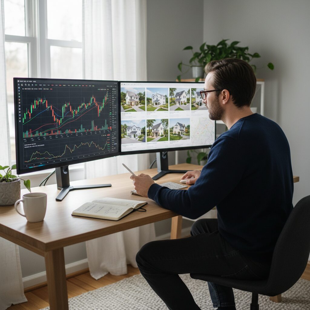 Analyse du coût d'opportunité entre investissement immobilier et placement financier