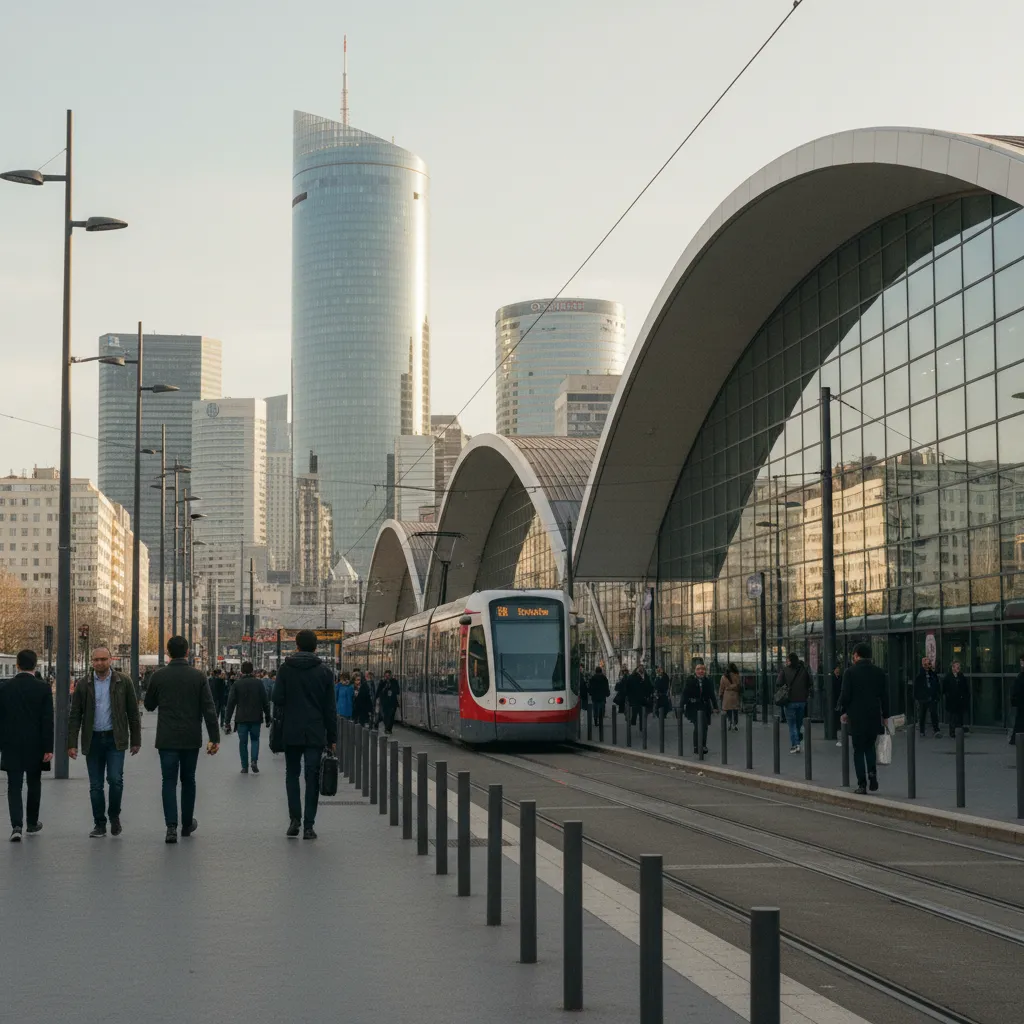 Le quartier d'affaires de Lyon Part-Dieu, où le mètre carré dépasse 5 200 euros en 2026