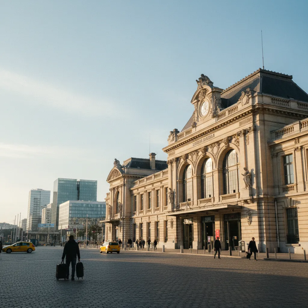 La gare Bordeaux Saint-Jean et le quartier Euratlantique en pleine transformation urbaine