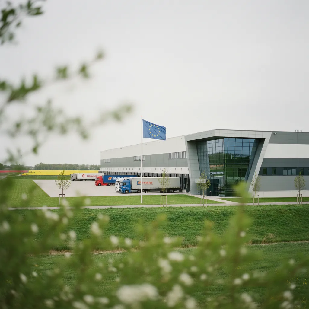 Entrepôt logistique aux Pays-Bas, l'un des marchés clés du portefeuille Épargne Pierre Europe