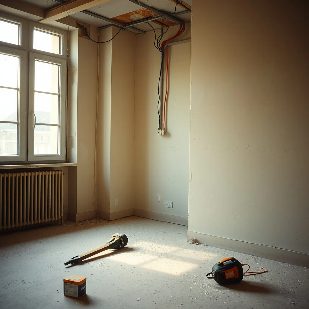 Rénovation intérieure d'un appartement ancien : isolation, électricité et plomberie sont déductibles