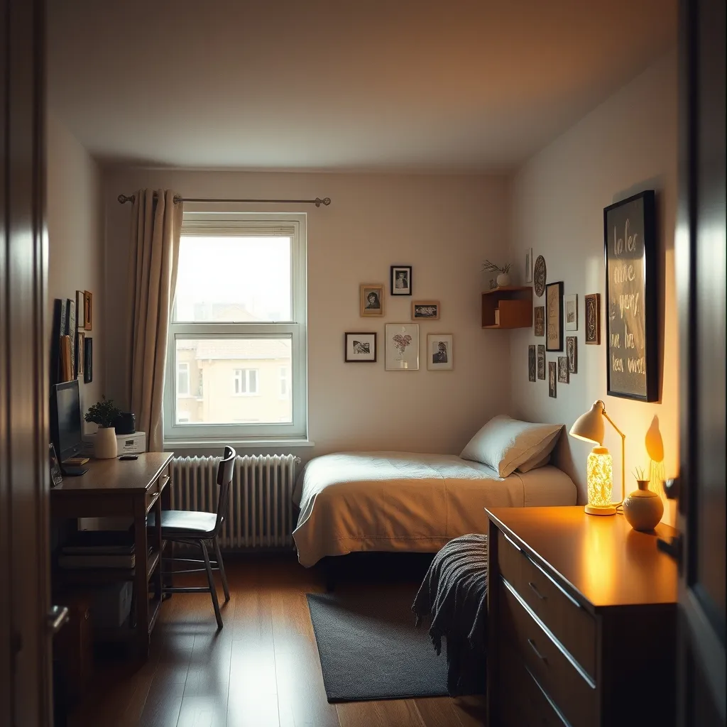 Chambre privative meublée dans une colocation à Metz, environ 13 m²