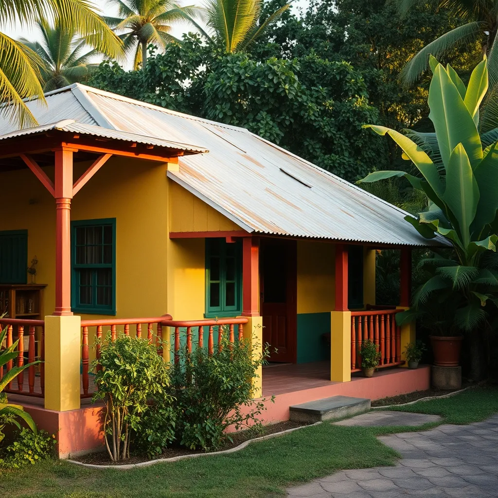 Maison créole traditionnelle à La Réunion, un marché immobilier en croissance régulière