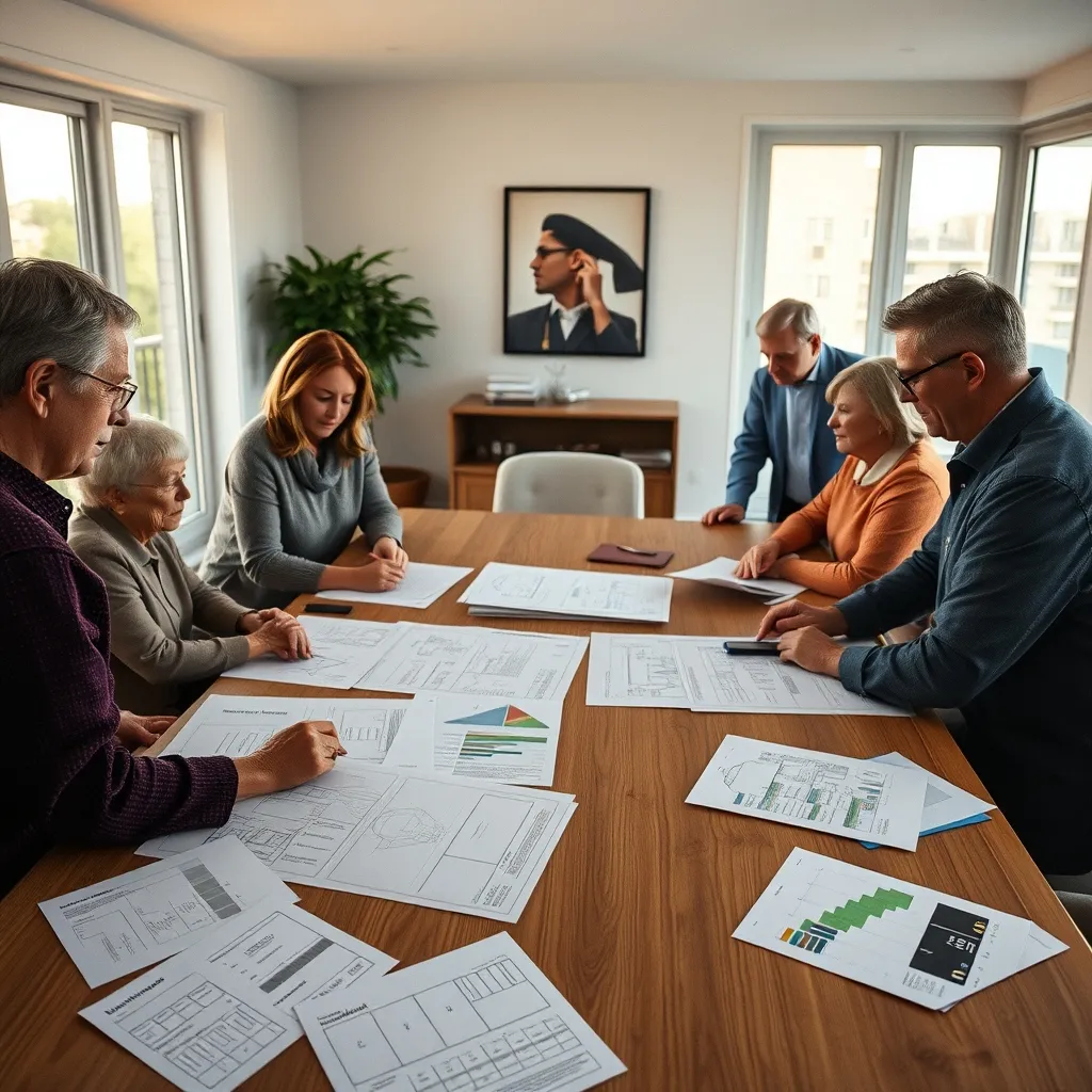 Réunion du conseil syndical pour examiner le projet de plan pluriannuel de travaux