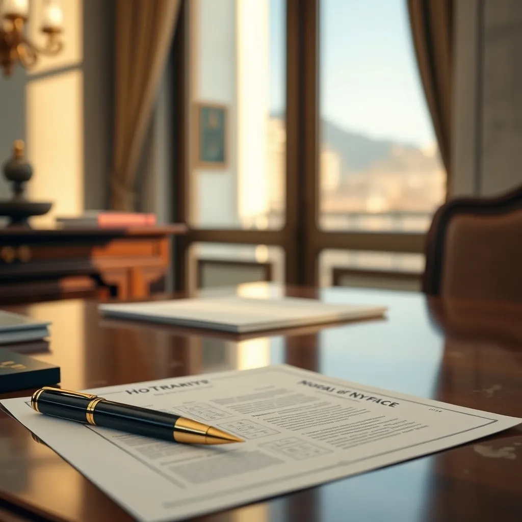 La signature de l'acte authentique se fait chez un notaire monégasque