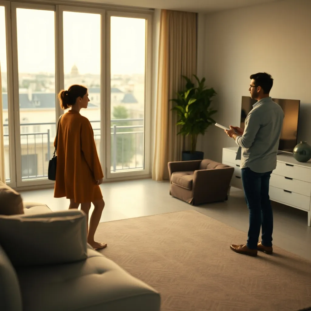 Visite d'un appartement lumineux avant achat : un moment clé du parcours acquéreur