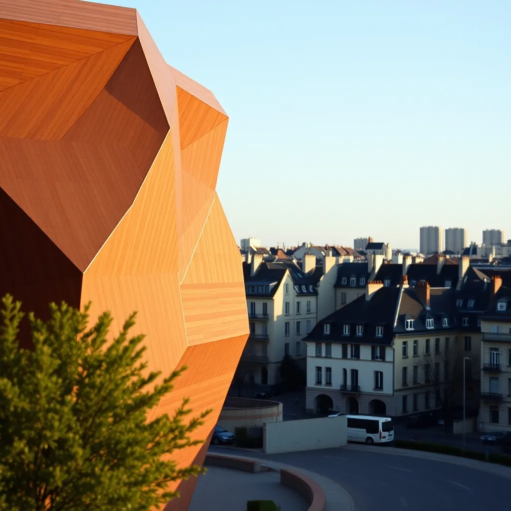 Le Centre Pompidou-Metz et le quartier de l'Amphithéâtre en arrière-plan