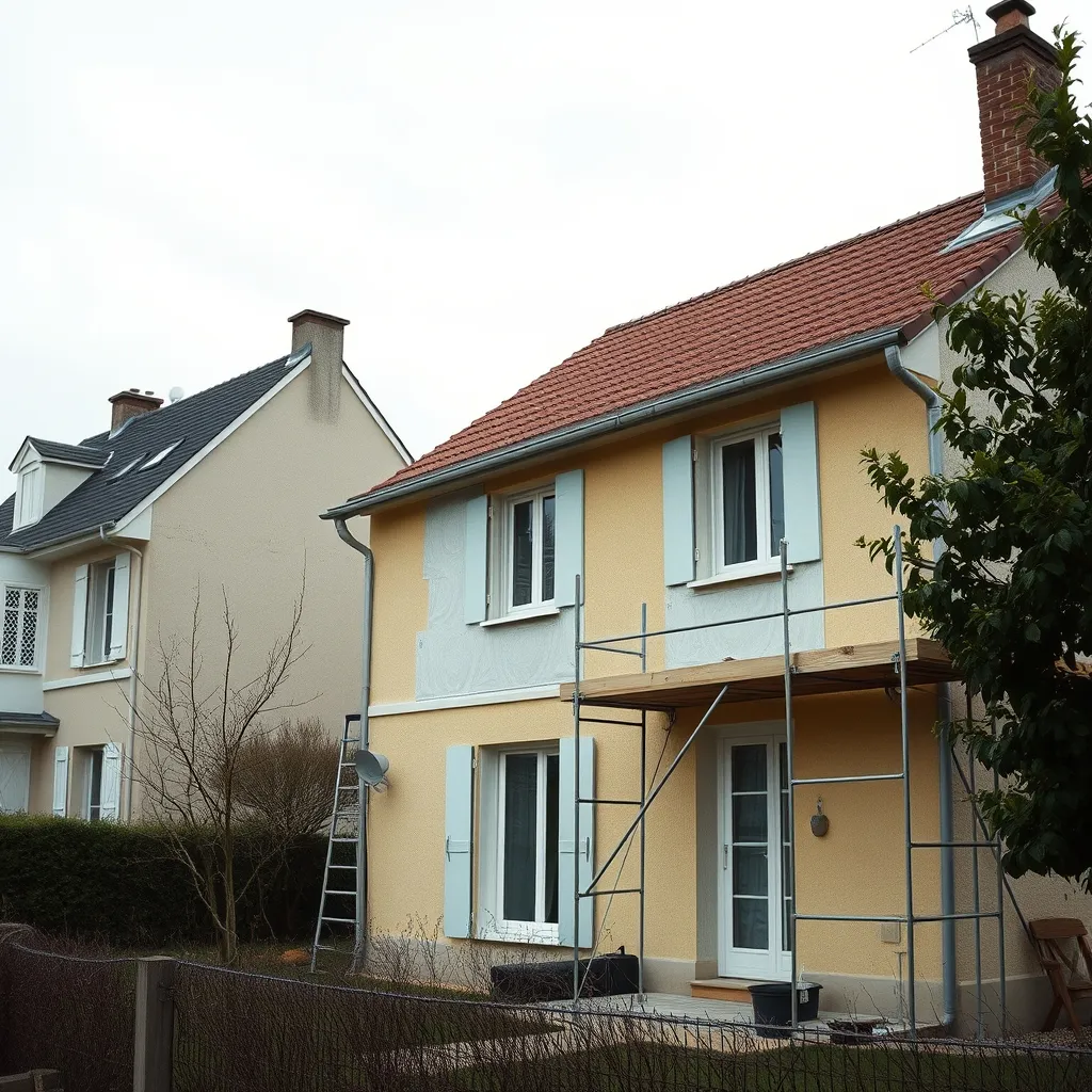 Travaux d'isolation thermique par l'extérieur financés par un éco-PTZ