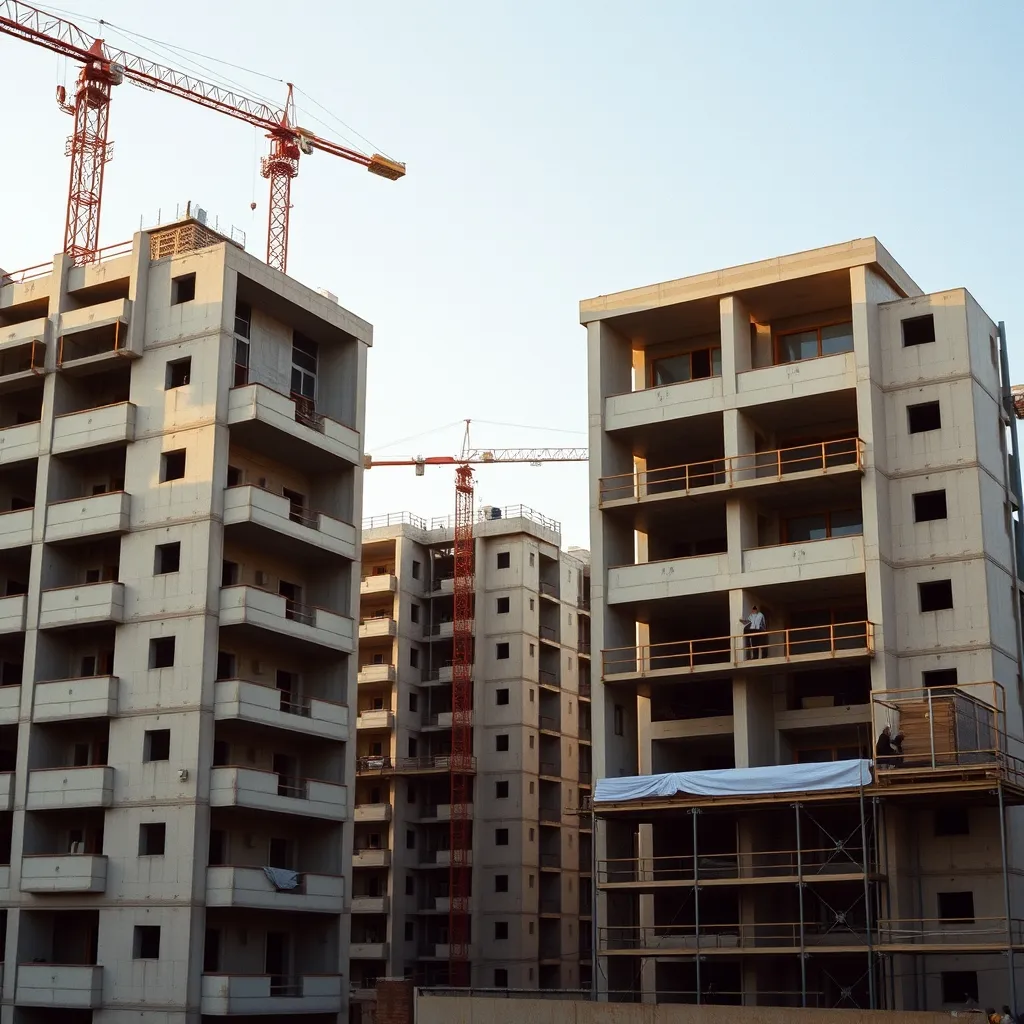 Programme immobilier neuf en cours de livraison dans une grande ville algérienne