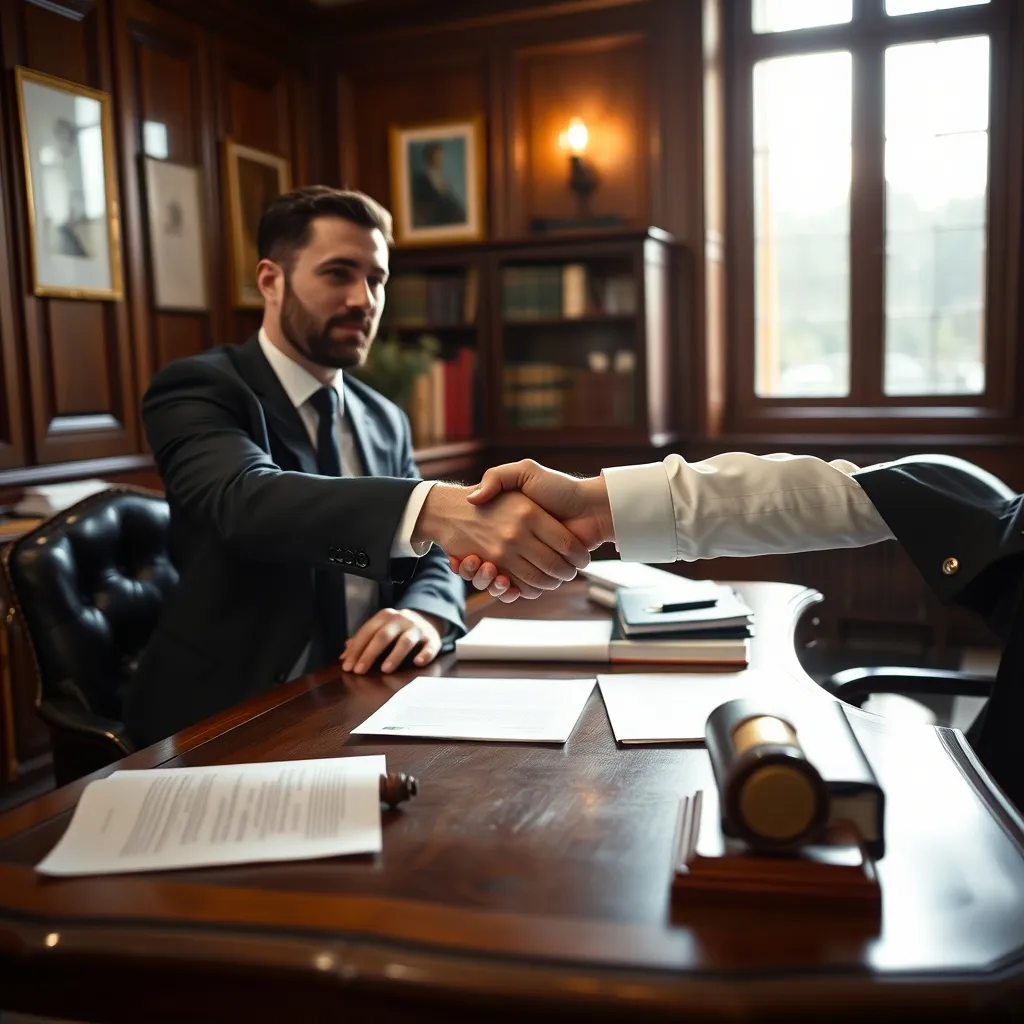 La signature de l'acte authentique chez le notaire finalise la vente entre particuliers