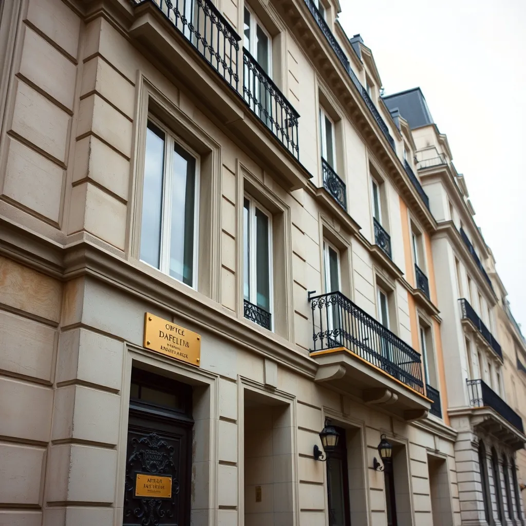 Le siège du Crédit Immobilier de France dans le quartier de l'Europe à Paris