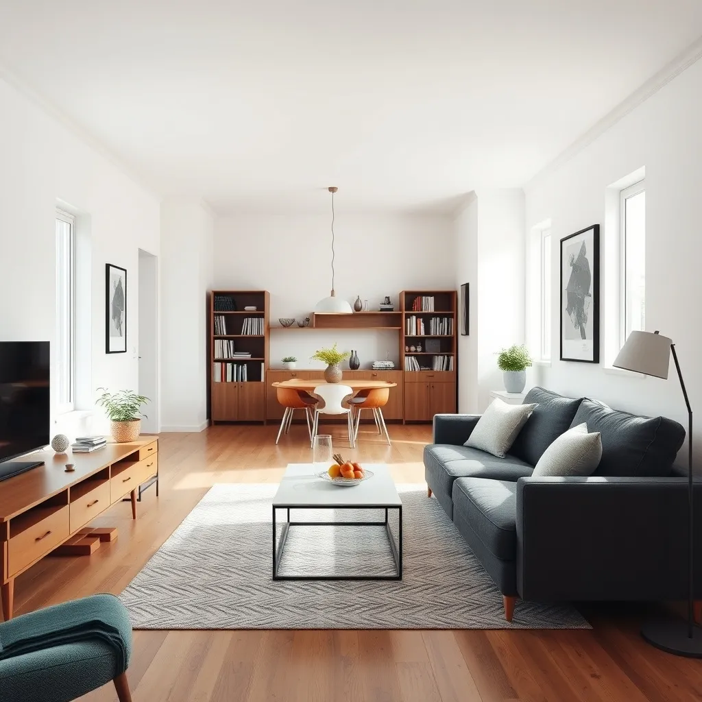 Un T2 meublé fonctionnel et lumineux, idéal pour une location temporaire