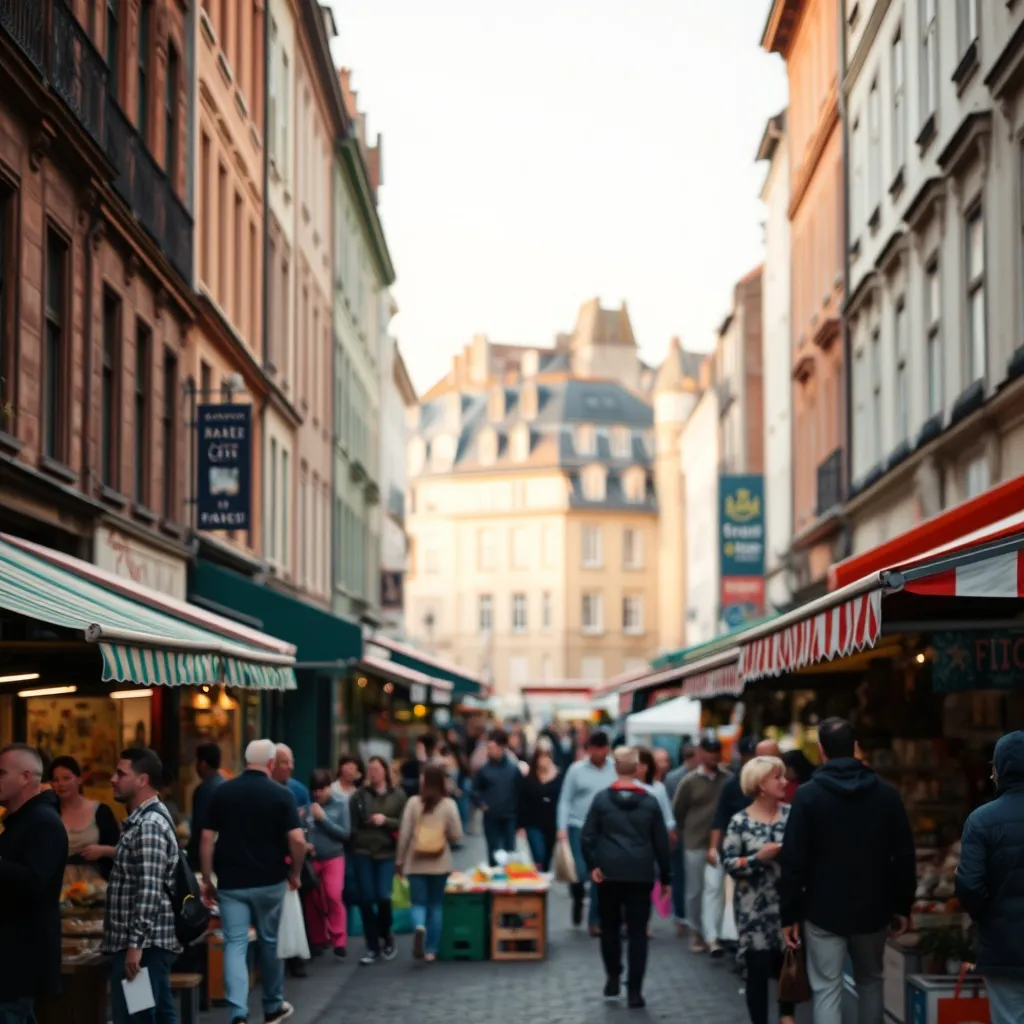 Le quartier de Wazemmes et son marché emblématique, secteur en pleine mutation à Lille