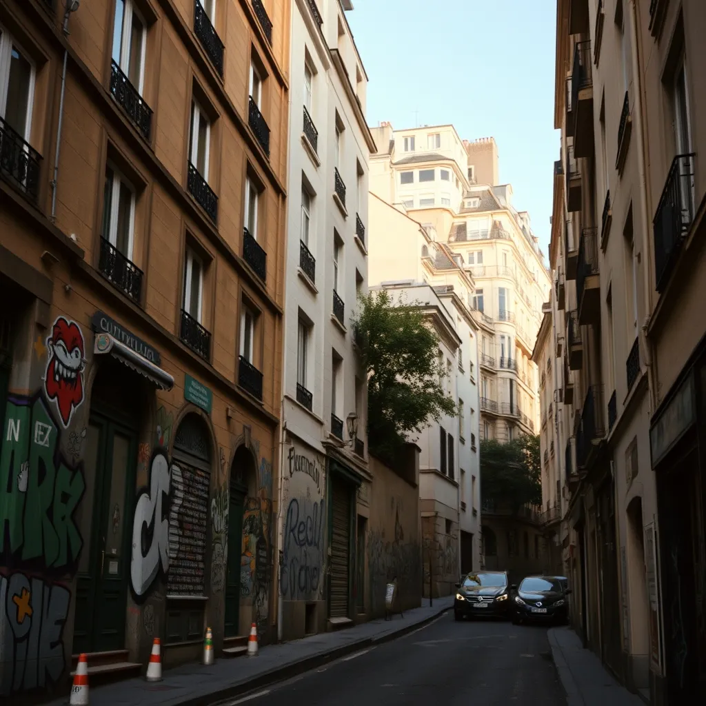Le quartier de Belleville dans le 20e arrondissement, entre street art et architecture parisienne