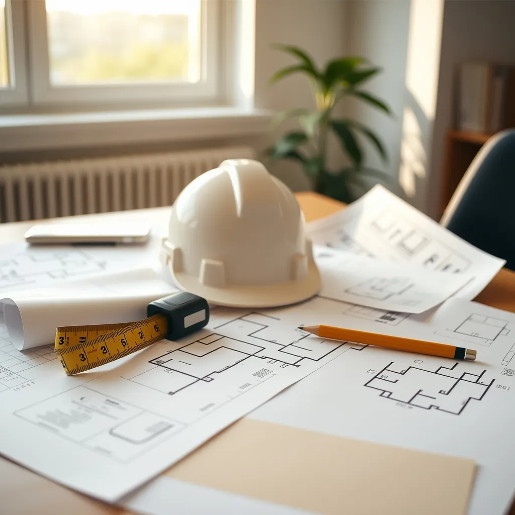 Plans de construction et notice descriptive d'un projet de maison individuelle