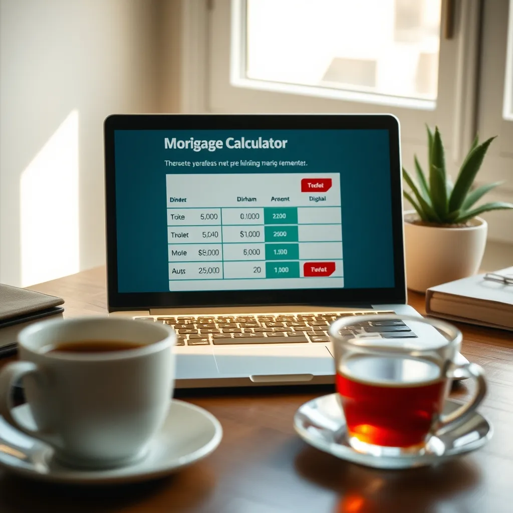 Simulateur de crédit immobilier en ligne avec montants en dirhams marocains