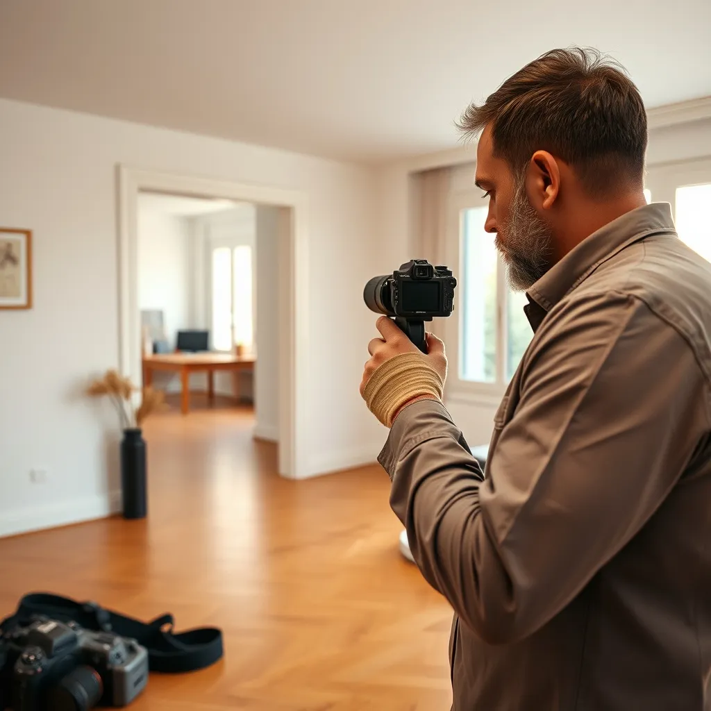 Un diagnostiqueur certifié inspecte un appartement avant la mise en vente : une étape incontournable pour constituer le dossier de diagnostics techniques.