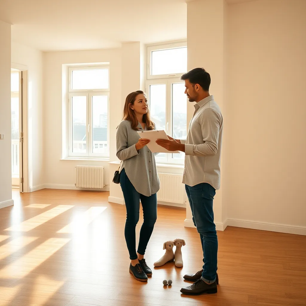 Visite d'un appartement avec checklist en main : chaque point vérifié sur place évite une mauvaise surprise après la signature